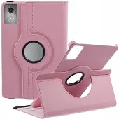 SKALO Lenovo Idea Tab 11" 360 Litchi Kotelo - Pinkki