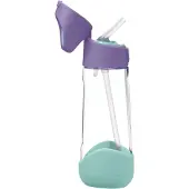 B.Box Bottle with Straw pullo sisältää pillin Lilac Pop 1 kpl