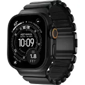 Nomad Watch 44/45/4649mm Stratos Band Black Titanium - Black FKM