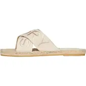 Superdry for woman. WF310221A Beige espadrilles with crossed straps (40), Fabric, Flat, None, Casual