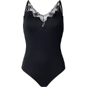 Pieces Pclili Sl Lace Bodystocking Noos - Black - S