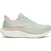 Saucony Women's Triumph 23 Gray Pink SS26 Shoes, Size 38 - EUR