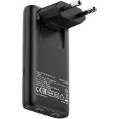 Verbatim 65W Fold 'n' Go GaN-verkkovirtalaturi, 2x USB-C PD3.0 65W, musta