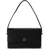 BOSS B-Icon Olkalaukku Nahka 25 cm Musta