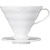 Hario 2 Cup Dripper V60 Valkoista keramiikkaa
