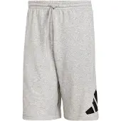 Adidas Urheiluhousut 'Essentials' meleerattu harmaa / musta