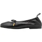 ALOHAS Rosalind Red Leather Ballet Flats - Black - 40