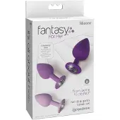 Fantasy For Her 3in1 -setti, 3 harjoitusanaalitulppaa, violetti