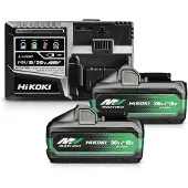 HiKOKI Teho-setti UC18YSL3WHZ (2 x 5,0Ah/2,5Ah + UC18YSL3)