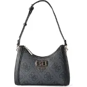 GUESS Karnilla Logo Shoulder Bag - Black - ONE SIZE