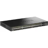 D-Link – 48 Ports GE PoE(30W) + 4 Ports 10G SFP+ Smart Managed Switch, 370W (DGS-1530-52P/E)