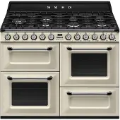 Smeg TR4110P1 Victoria liesi 3 uunilla 110 cm, creme