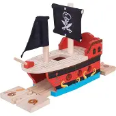 Bigjigs Wooden Rails - Pirate Ship