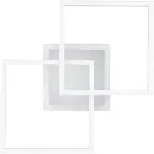 REALITY IMPORT Venida LED kattovalaisin neliö 25W 4000K 57cm kromi