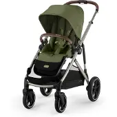 Cybex GAZELLE S Yhdistelmävaunut + Axkid GOKID Turvakaukalo & Telakka, Moss Green