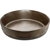 Aida Raw Metallic Brown - Suppe Tallerken 1 Stk D19,4 X H4,5 Cm - Brown - ONE SIZE