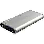 RealPower Powerbank PB20800 mAh Alu, silber (116315)