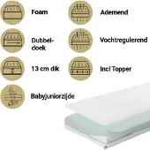 Aerosleep Safesleep Pack Evoduo 60x120 Patja