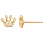 Lykken Symbols kultaiset tiara korvakorut
