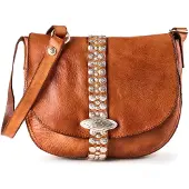Campomaggi Linda Crossbody-laukku Nahka 22 cm Ruskea