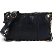 Campomaggi Ebe Crossbody-laukku Nahka 25 cm Sininen