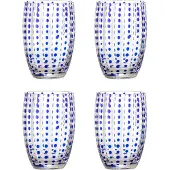 Bloomingville Brinley juomalasi 4-pack Sininen