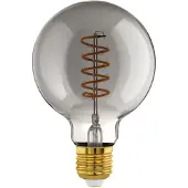 Eglo CONNECT-Z LED G95 Spiral 4W 2000K E27 smoky
