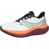 Saucony Triumph 23 Shoes White Orange SS26, Size 44 - EUR