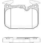 REMSA Jarrupalat Etu, 1491.10 - BMW - 3-SERIE-serie f34, F36, 4-serie, F87, M4, M3 f80, F30, F32