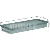MAHLE ORIGINAL Ilmansuodatin Mahle, LX 740 - Audi - S4, S6, V-8