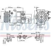 Nissens Kompressori, ilmastointilaite 890179