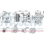 Nissens Ilmastointikompressori - Ford - Transit connect, Kuga, Tourneo grand, Tourneo connect