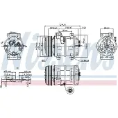 Nissens Kompressori, ilmastointilaite 89317