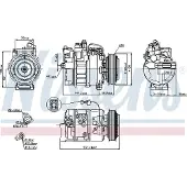 Nissens Kompressori, ilmastointilaite 89208