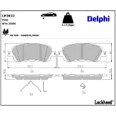 Delphi Jarrupalat Etu, LP3922 - Mazda - Cx-60 4wd