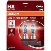 Osram Halogeenipolttimo H8 Night Breaker Laser Next Gen (2 kpl)