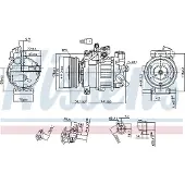 Nissens Kompressori, ilmastointilaite 890551