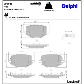 Delphi Jarrupalat Taka, LP3940 - Nissan - X-trail (iv) 4wd, X-trail (iv)