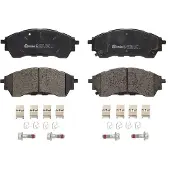 Brembo Jarrupalat Etu, P 24 225 - Ford - Ranger