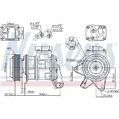 Nissens Kompressori, ilmastointilaite 89087