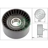 INA Tensioner Pulley, v-ribbed belt