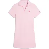 Tommy Hilfiger Th Script Open-Nk Polo Drs - Pink - XS