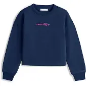 Tommy Hilfiger Glitter Tommy Crew - Navy - 116
