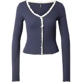 ONLY Onllaila L/S Button Top Mix Box Jrs Noos - Navy - XS