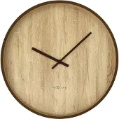 Nextime - Oslo Large Seinäkello 50 cm Ruskea/Tumma