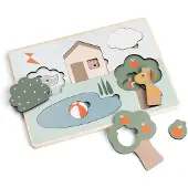 Done by Deer Layer Puzzle Deer Friends Colour Mix - Multi/patterned - 29X 21X 1.5CM