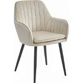 Leobert Lugo tuoli, beige/musta