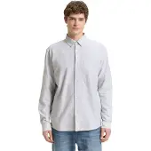 Tom Tailor DENIM Paita vaaleanharmaa / musta