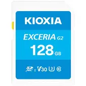 Kioxia LNEX2L128GG4, 128 GB, SDXC, Luokka 10, UHS-I, 100 MB/s, 50 MB/s