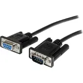 StarTech.com RS-232/DB-9 sarjaportin jatkokaapeli, 2m, musta